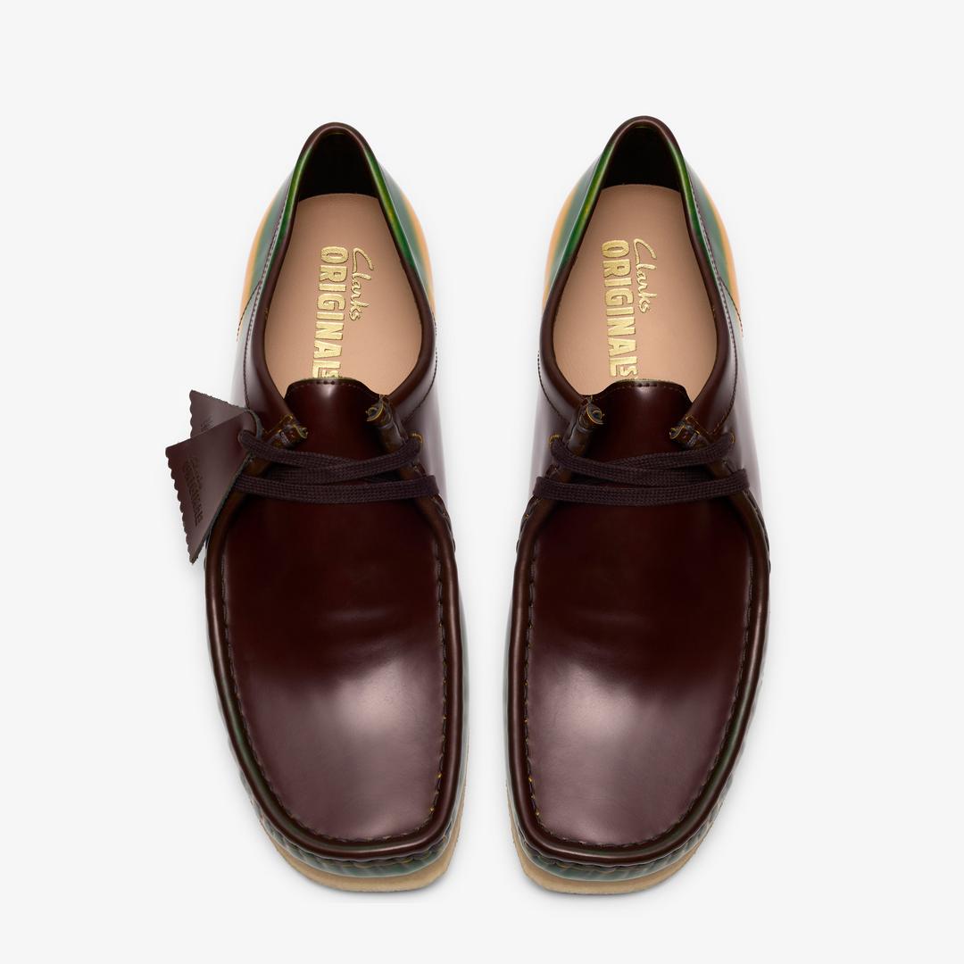 Mens Wallabee Brown Brush Off Wallabees - Image 6