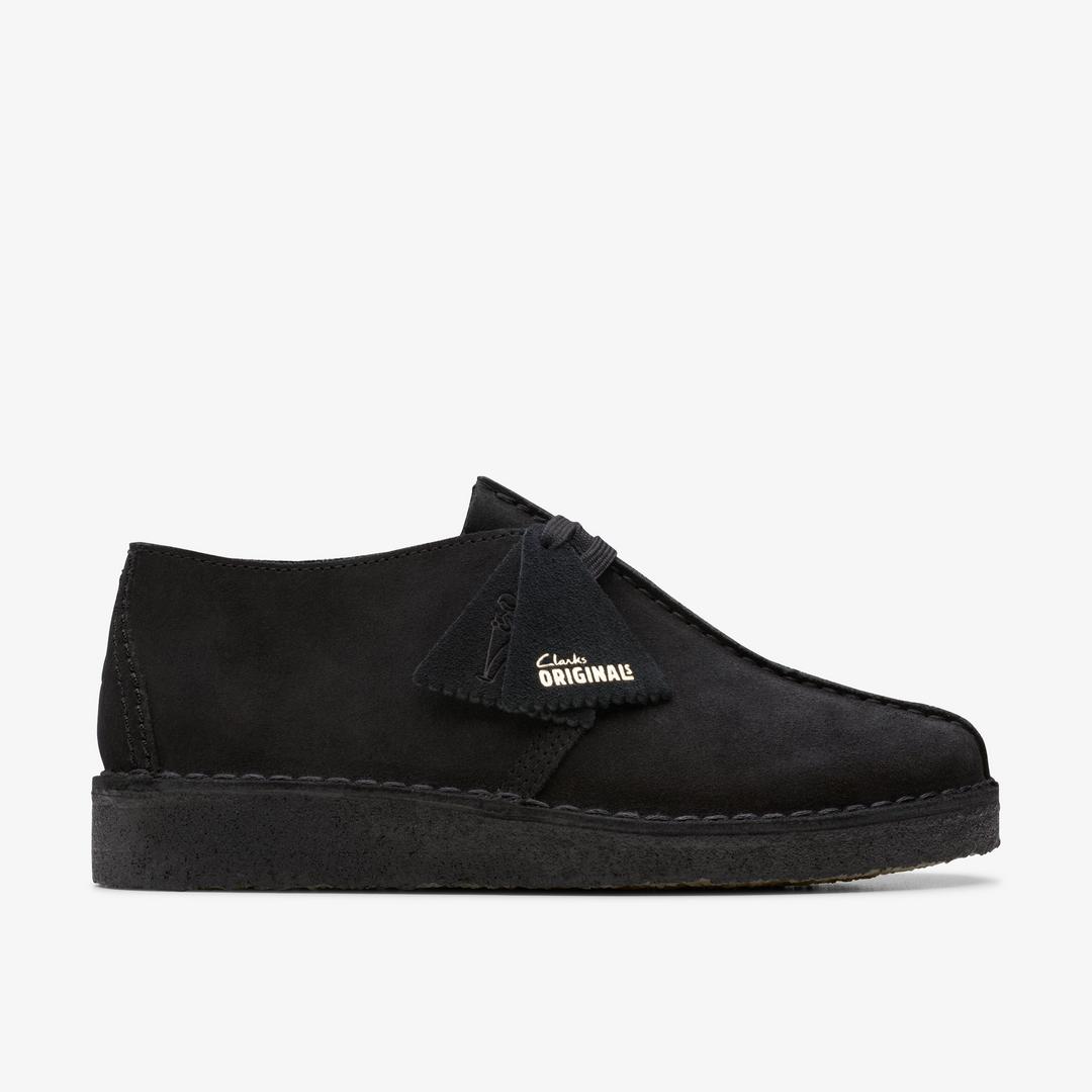 Mens Desert Trek Black Suede Shoes US