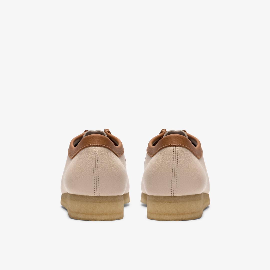 Mens Wallabee White Combination Leather - Image 7