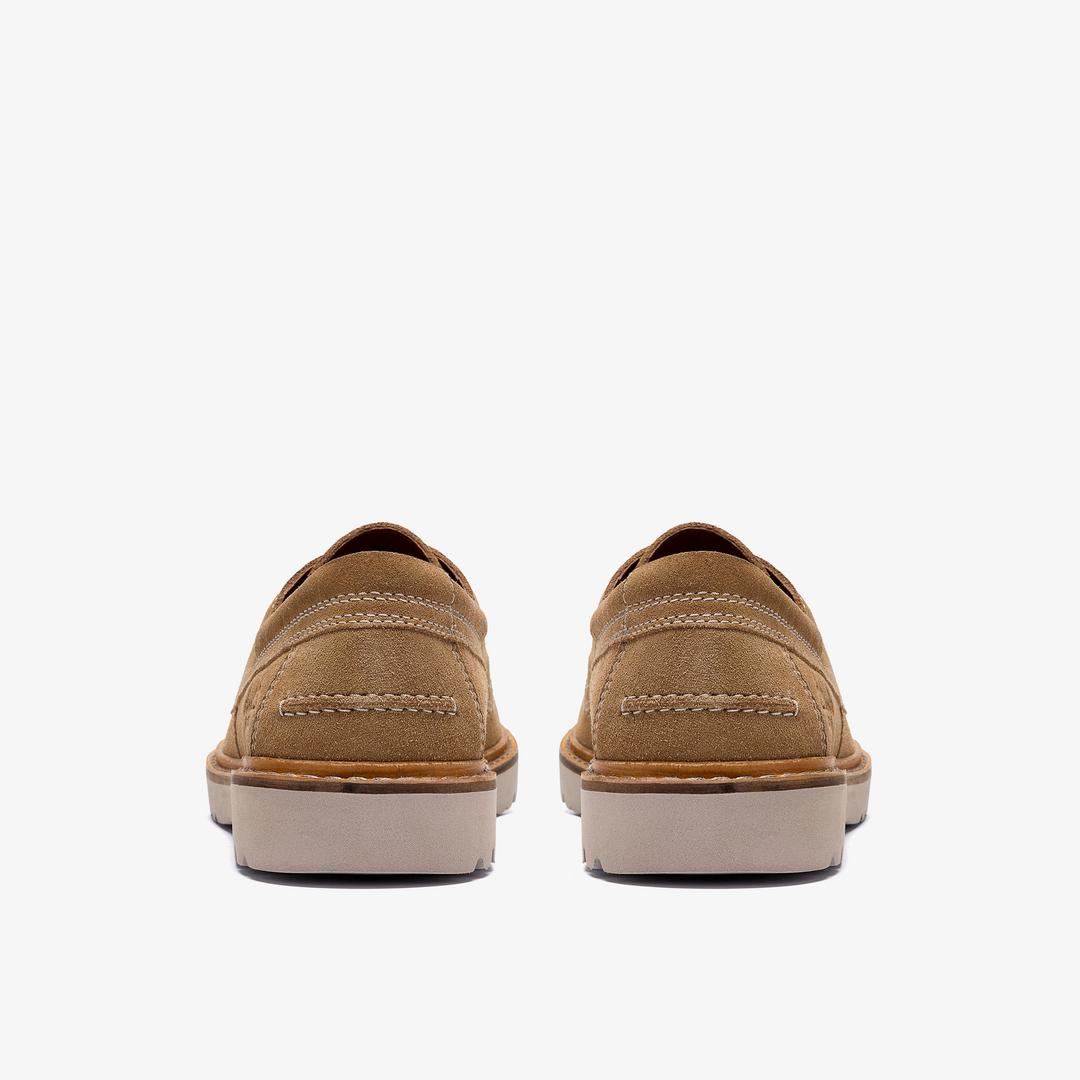 Mens Weltridge Moc Sand Suede Boat Shoe - Image 5