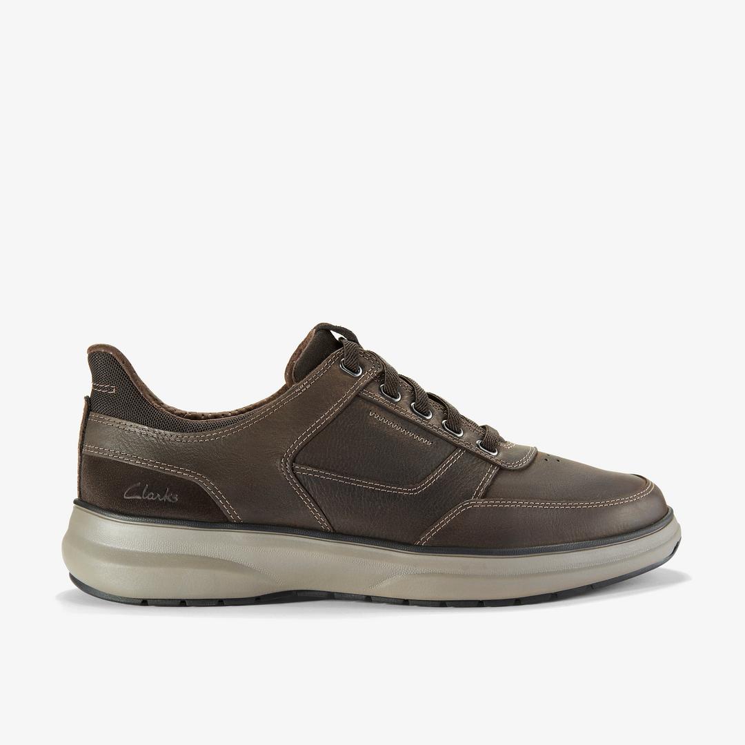 Mens Mullan Easy Dark Brown Leather Shoes