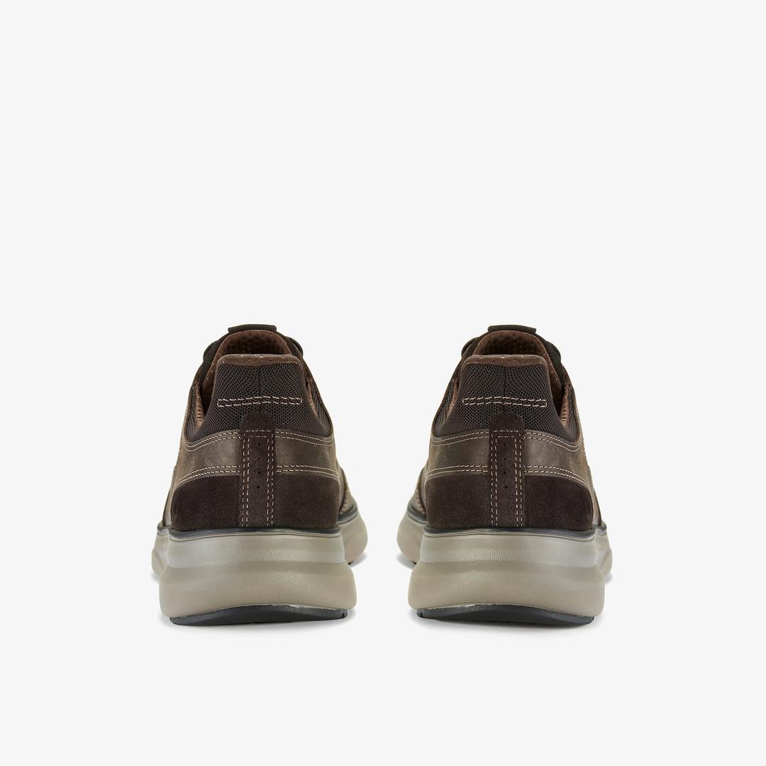 Mens Mullan Easy Dark Brown Leather Shoes - Image 8