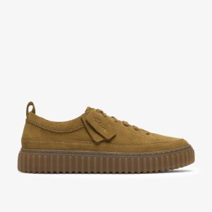 Mens Torhill Lace Ochre Suede