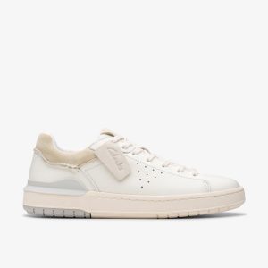 Mens Courtlite2 Run White Leather Sneakers