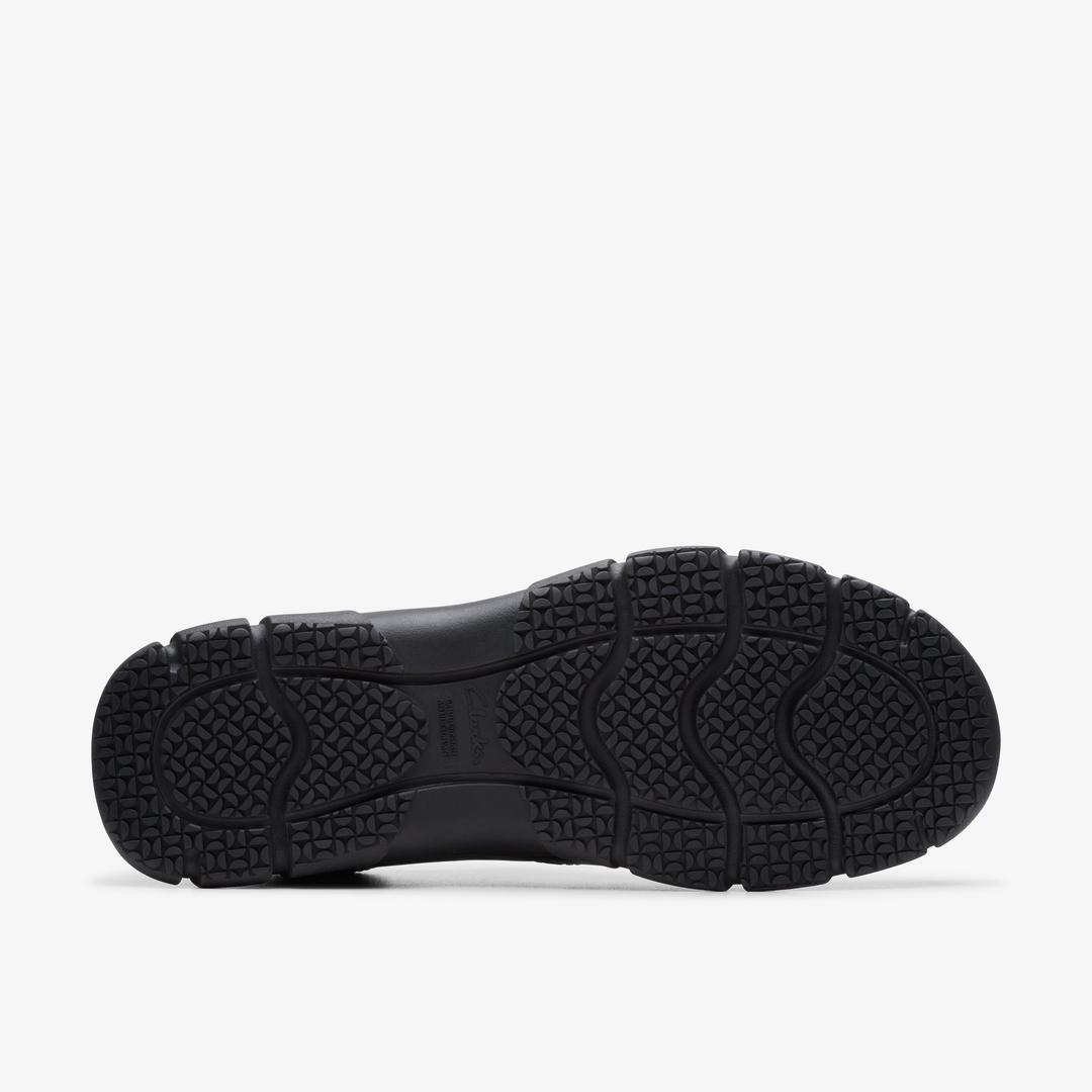 Men's Walpath Step Black Leather Loafers - Image 3
