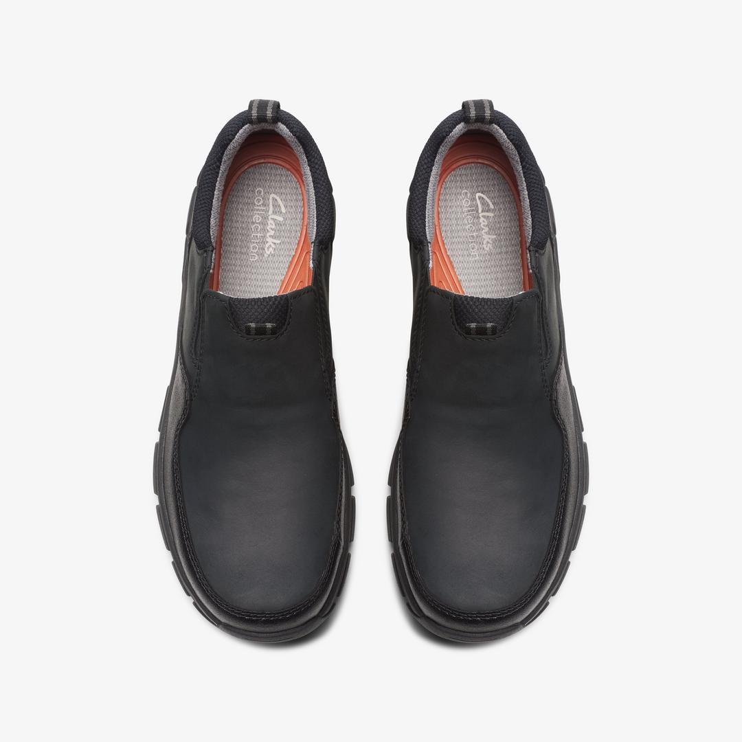 Men's Walpath Step Black Leather Loafers - Image 6