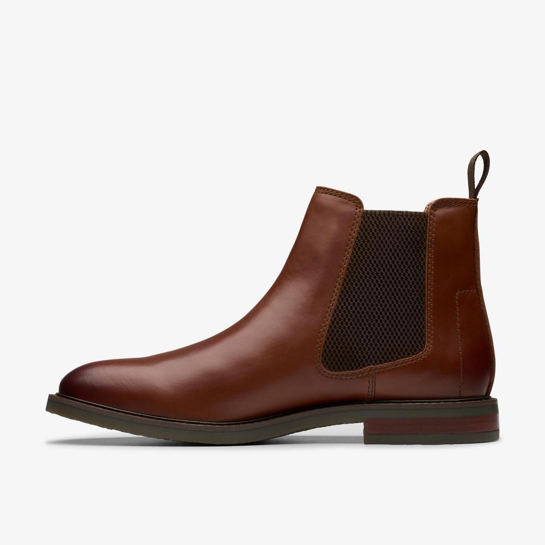 Mens Jaxen Easy Tan Leather Chelsea Boots - Image 2