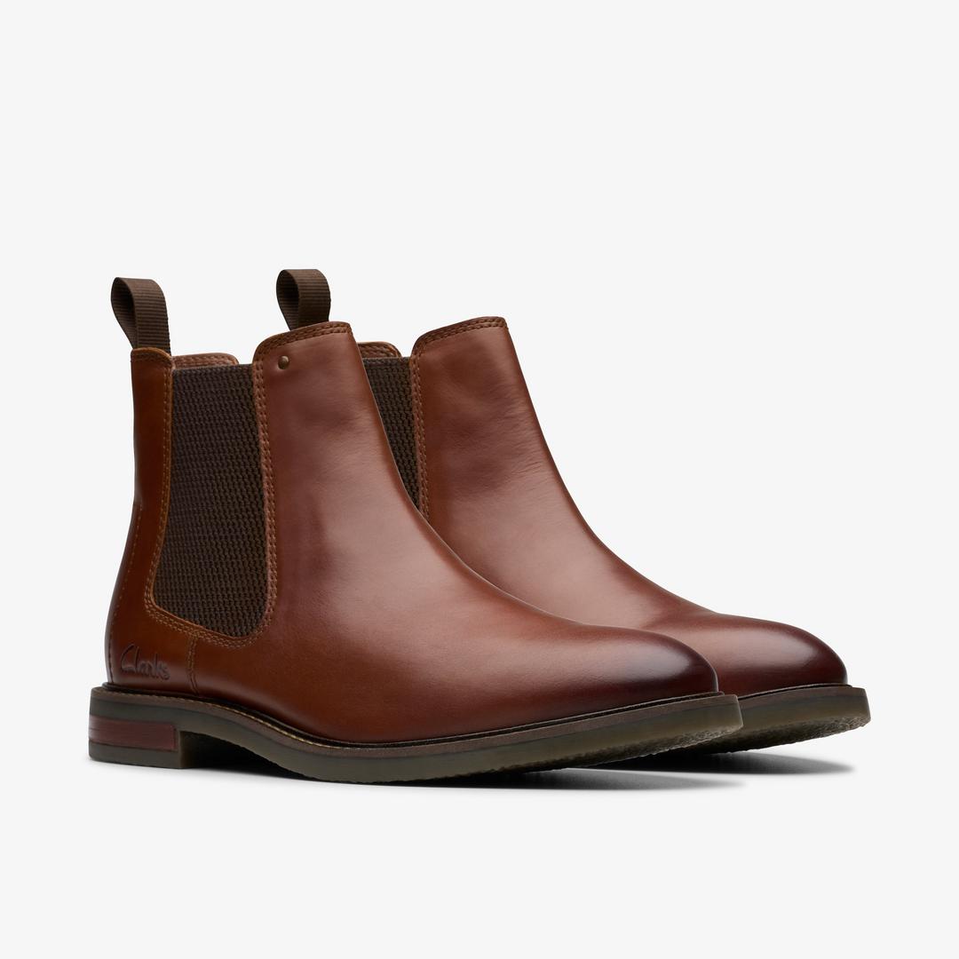 Mens Jaxen Easy Tan Leather Chelsea Boots - Image 4