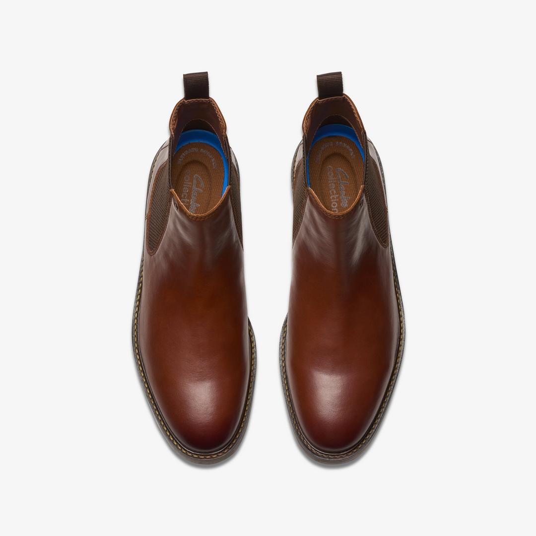 Mens Jaxen Easy Tan Leather Chelsea Boots - Image 6