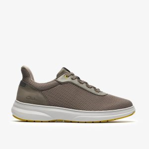 Mens Mullan Go Grey Knit Sneaker