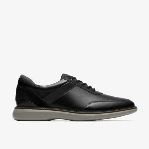 Mens Brantin Style Black Leather Oxfords