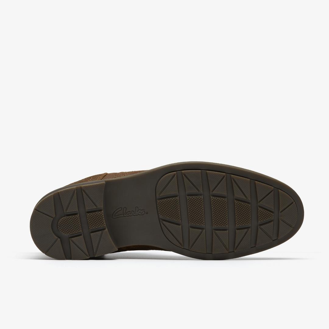 Mens Emmet Easy Cola Suede Chelsea Boots - Image 3