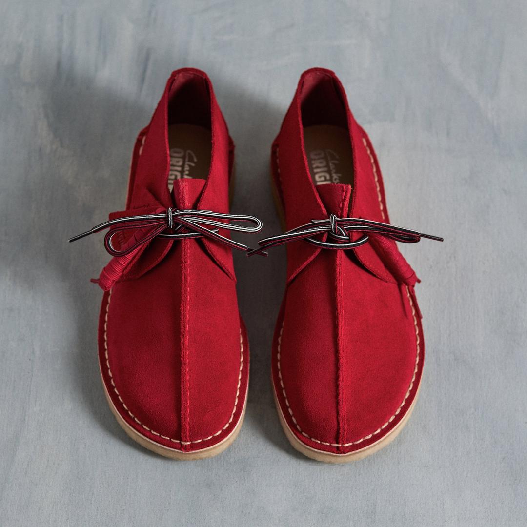 Mens Desert Trek Red Suede Desert Trek - Image 2
