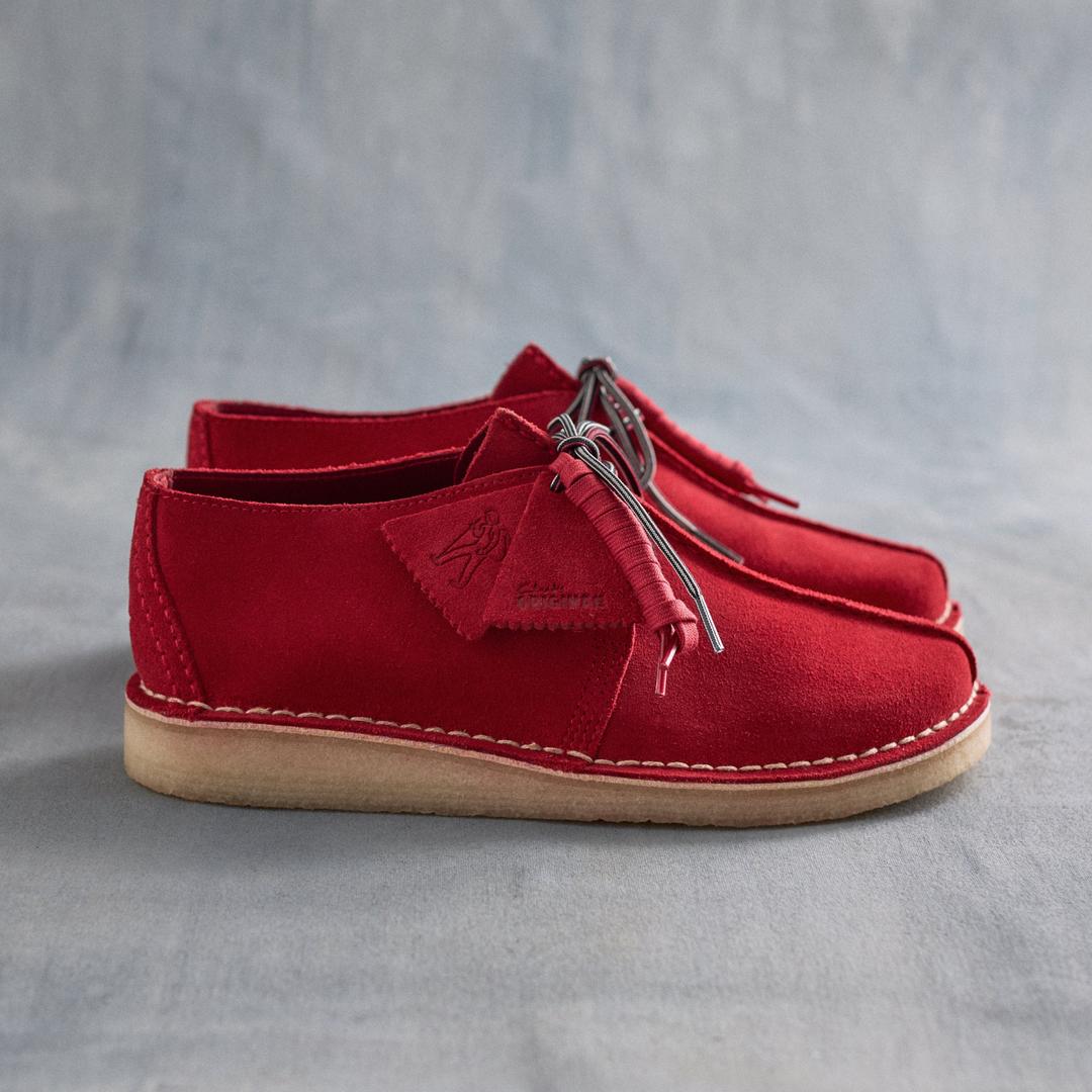 Mens Desert Trek Red Suede Desert Trek - Image 3
