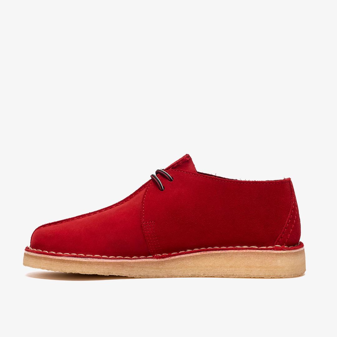Mens Desert Trek Red Suede Desert Trek - Image 4