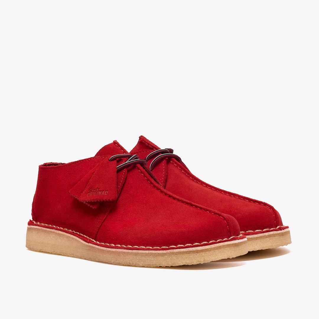 Mens Desert Trek Red Suede Desert Trek - Image 6
