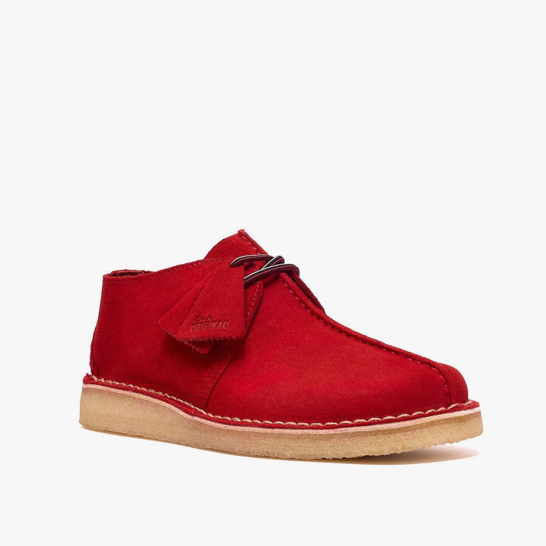 Mens Desert Trek Red Suede Desert Trek - Image 9
