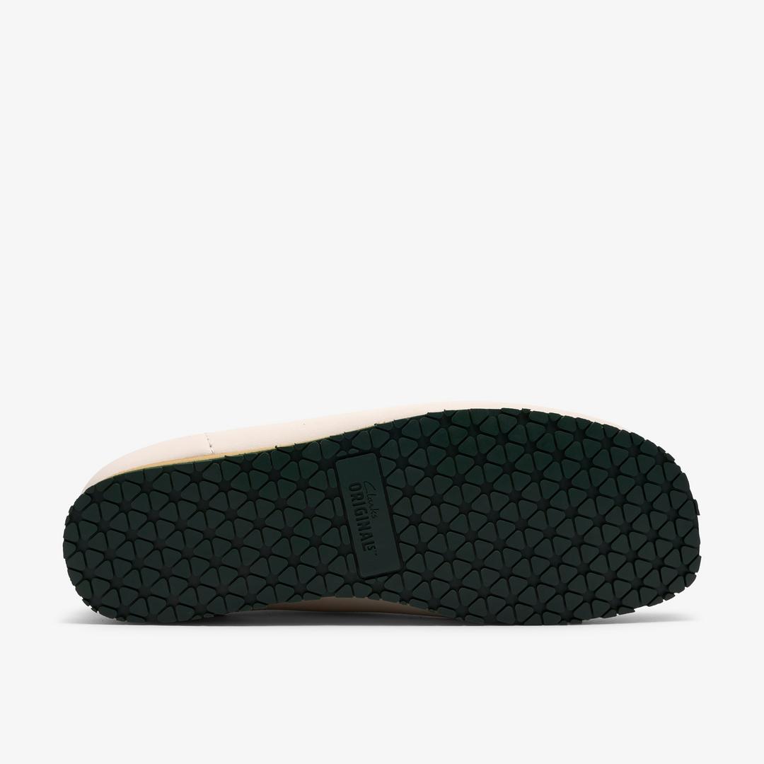 Mens Walla Boot RB White Leather Wallabees - Image 4