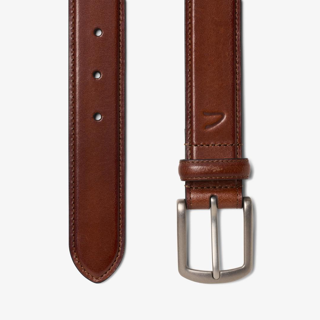 Mens Dress Belt Burnished US - Image 2