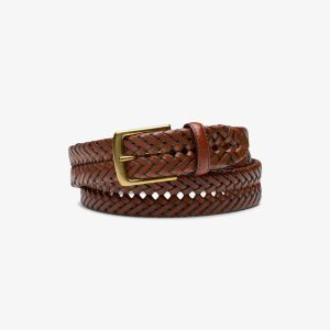 Leather Braided Belt US