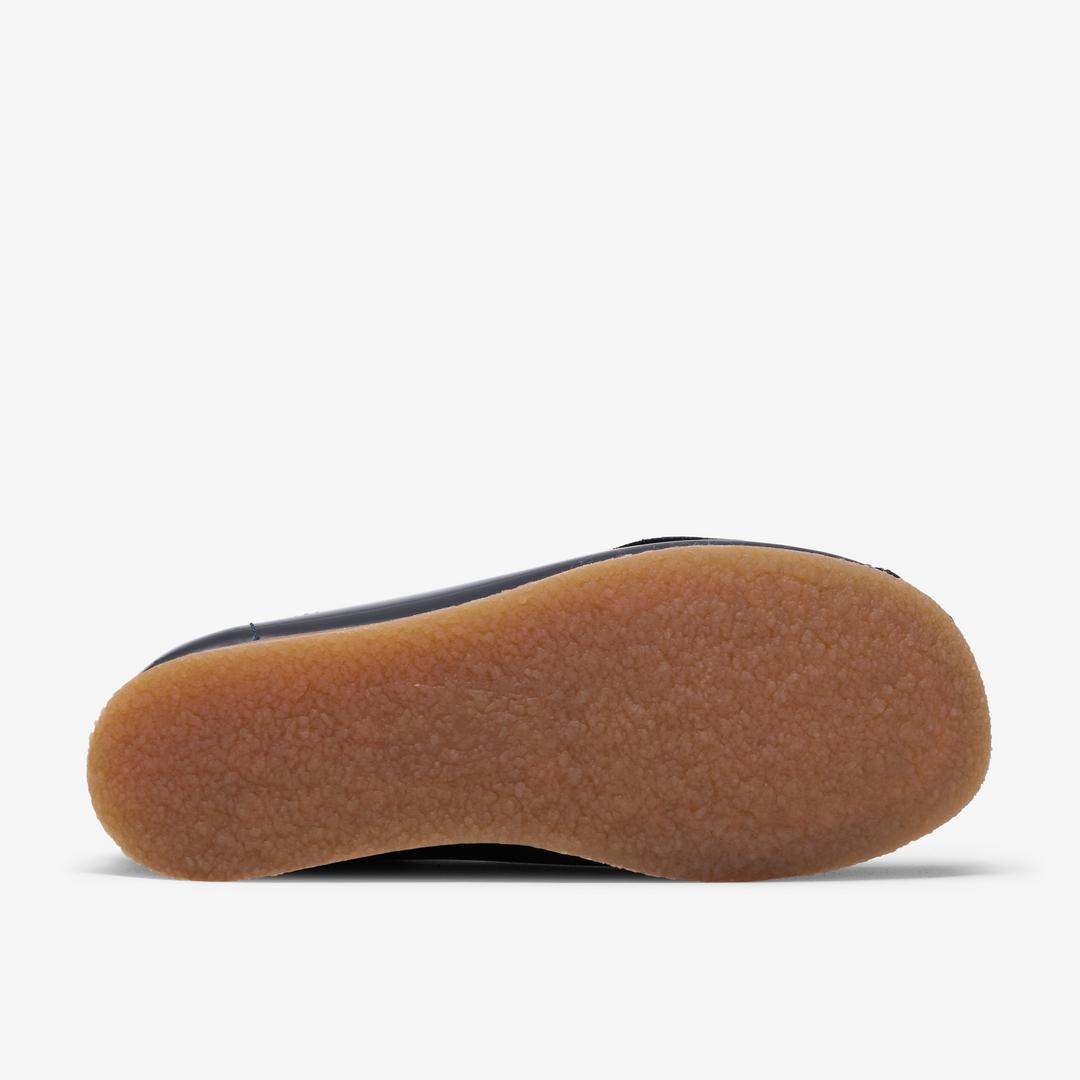 Boys Wallabee Big Kid Navy Patent Wallabees - Image 3