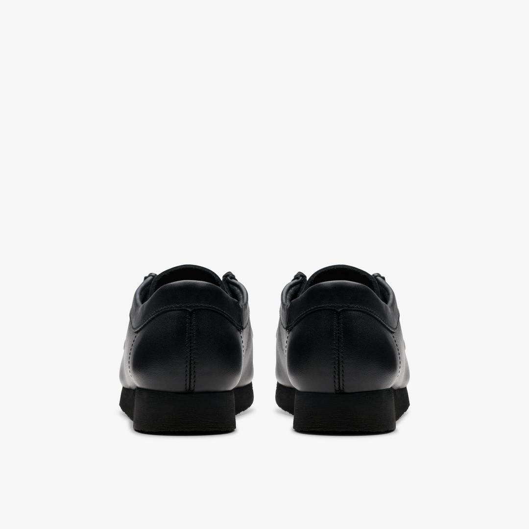 Kids Wallabee? Older Black Leather Shoes - Image 5