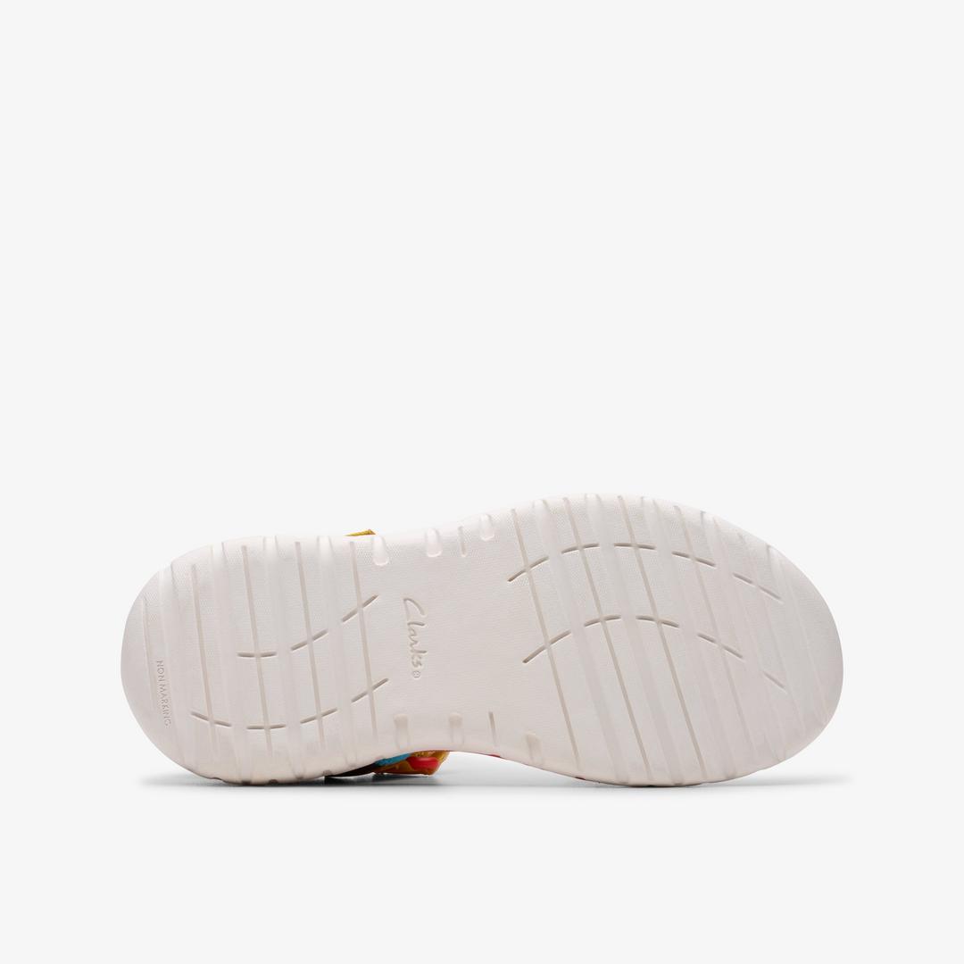 Kids Surfing Ace Navy Print Flat Sandals US - Image 8