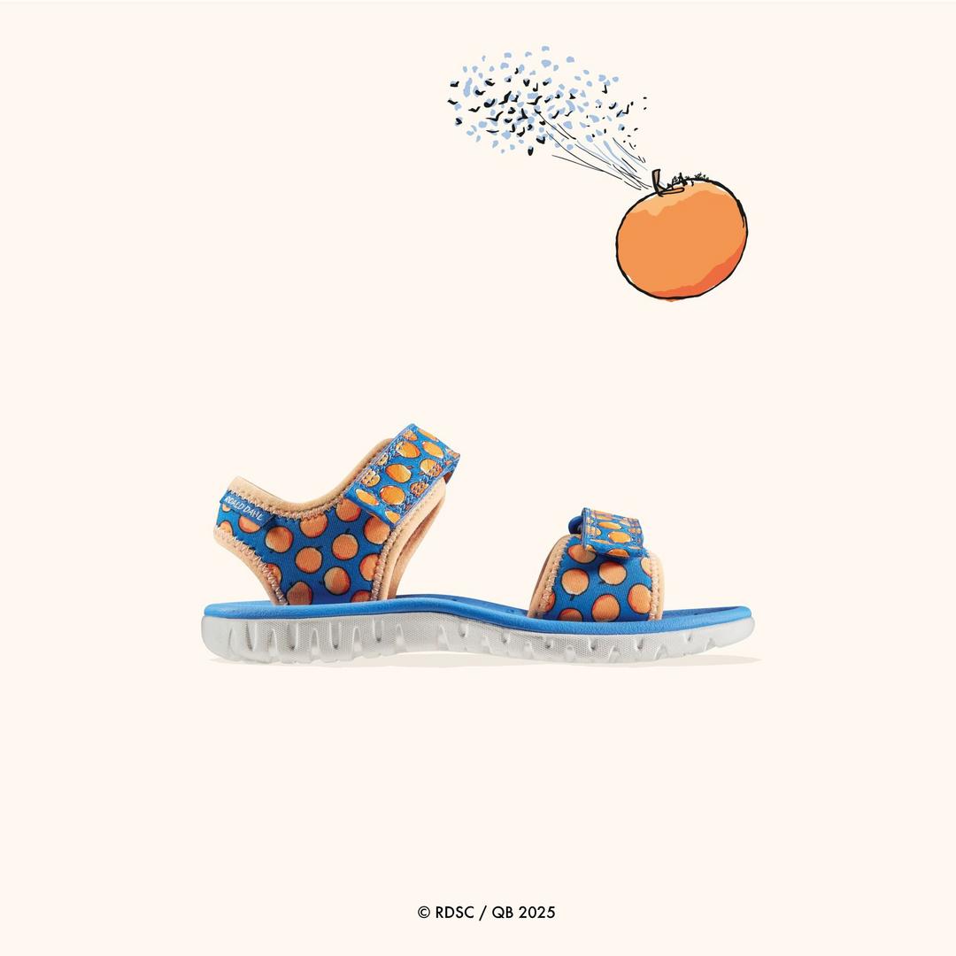 Kids Surfing Air Blue Flat Sandals US - Image 2