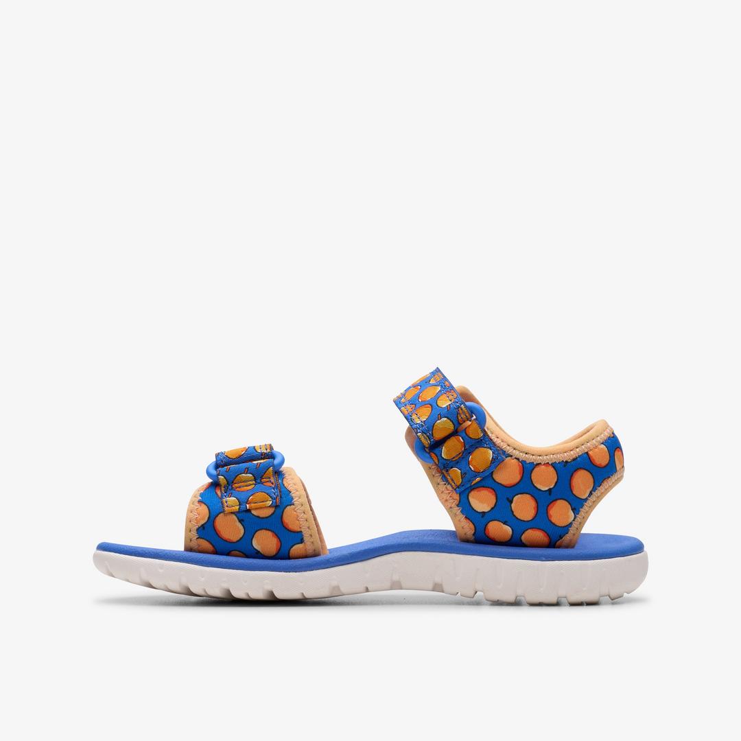 Kids Surfing Air Blue Flat Sandals US - Image 4