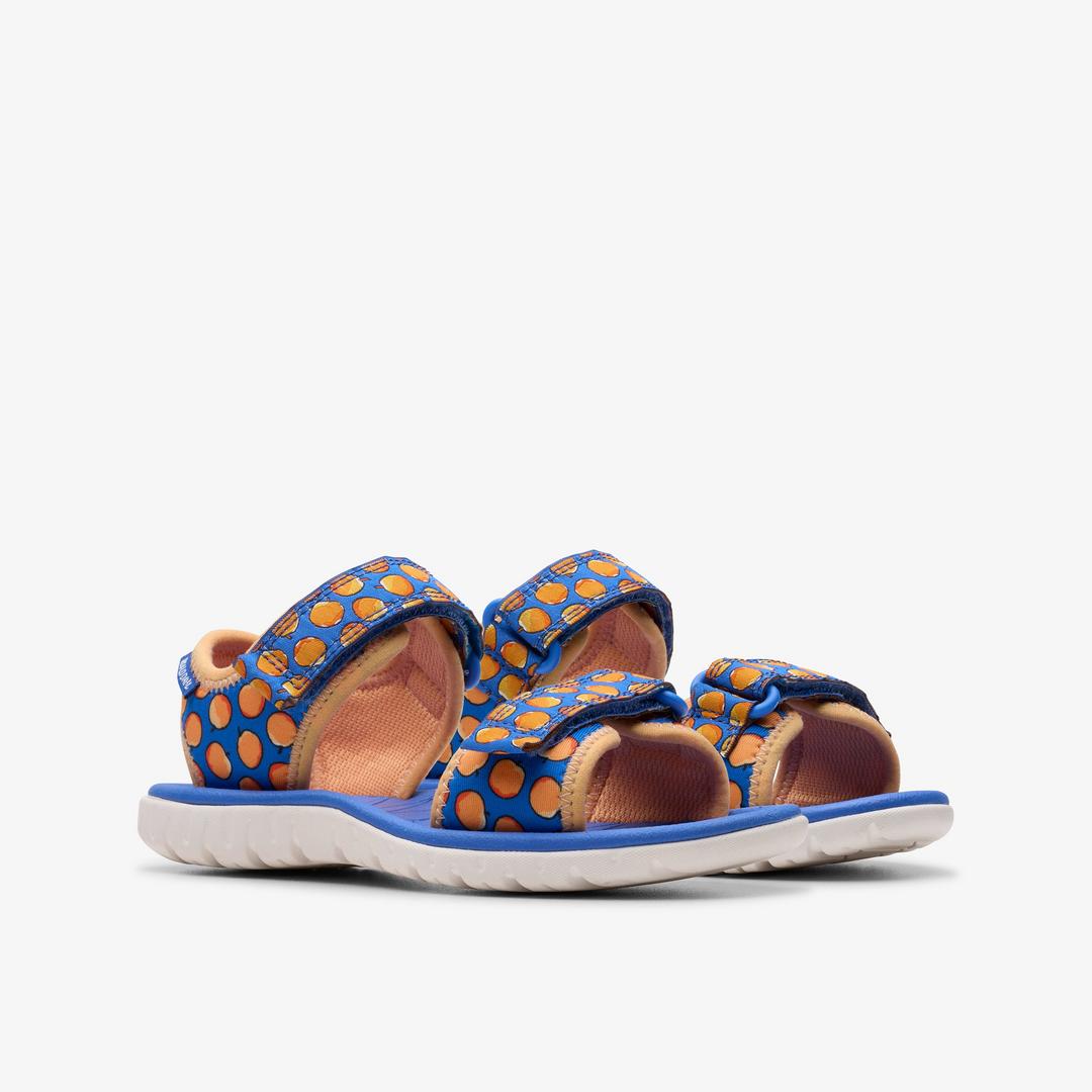 Kids Surfing Air Blue Flat Sandals US - Image 6