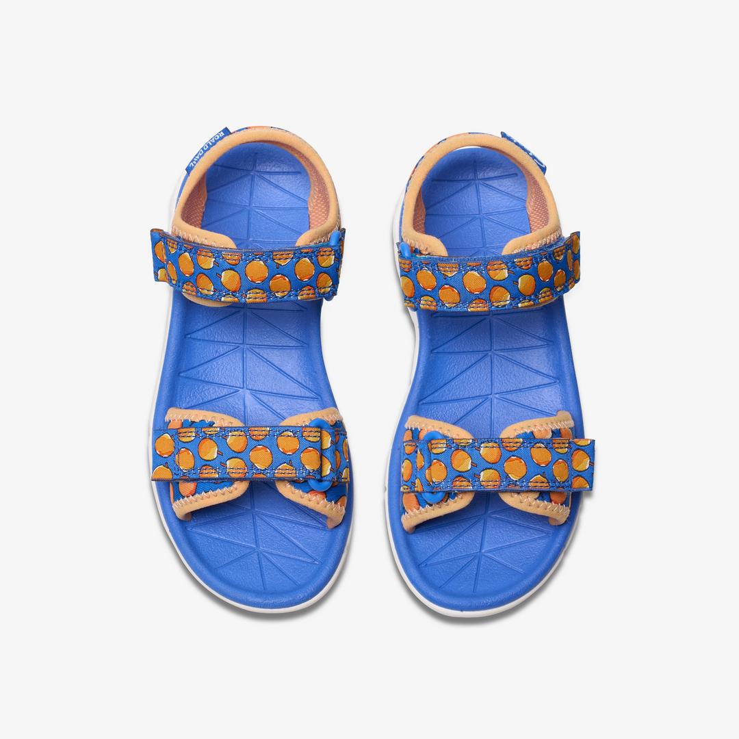 Kids Surfing Air Blue Flat Sandals US - Image 8
