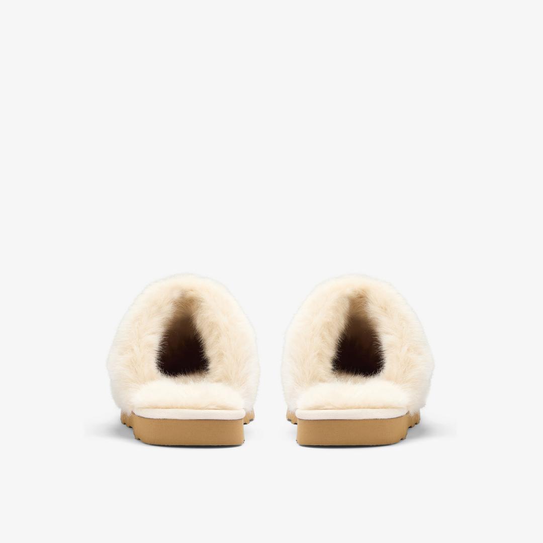 Womens Stockinette Khaki Slippers - Image 4