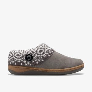 Women's Willowdean Sweater Dark Grey Slippers
