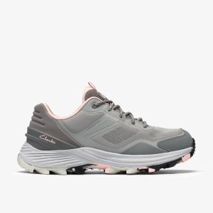 Womens LailaTrail2 WP Grey Combination Sneakers US
