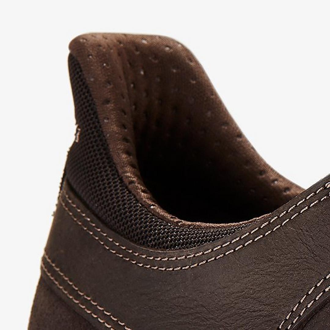 Mens Mullan Easy Dark Brown Leather Shoes - Image 10