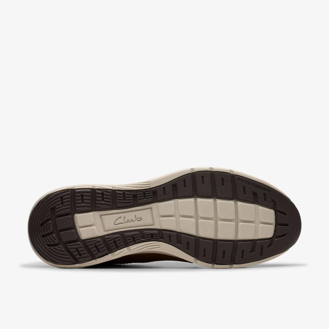 Mens Motion Trek PT Dark Tan Leather Sneaker - Image 4