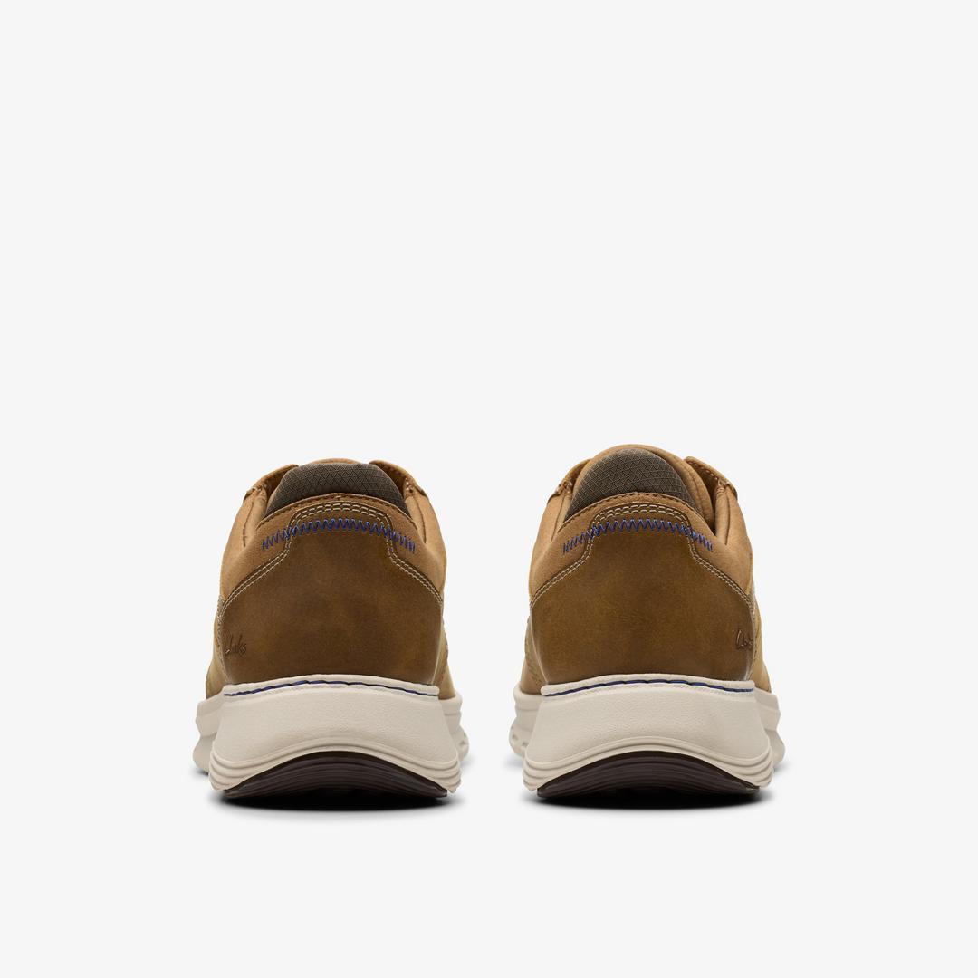 Mens Motion Trek PT Dark Tan Leather Sneaker - Image 6